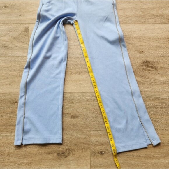 MTA Sport Blue Pants Girls Large 10-12 Wide Leg Nwt Athleisure Lounge - Picture 14 of 15